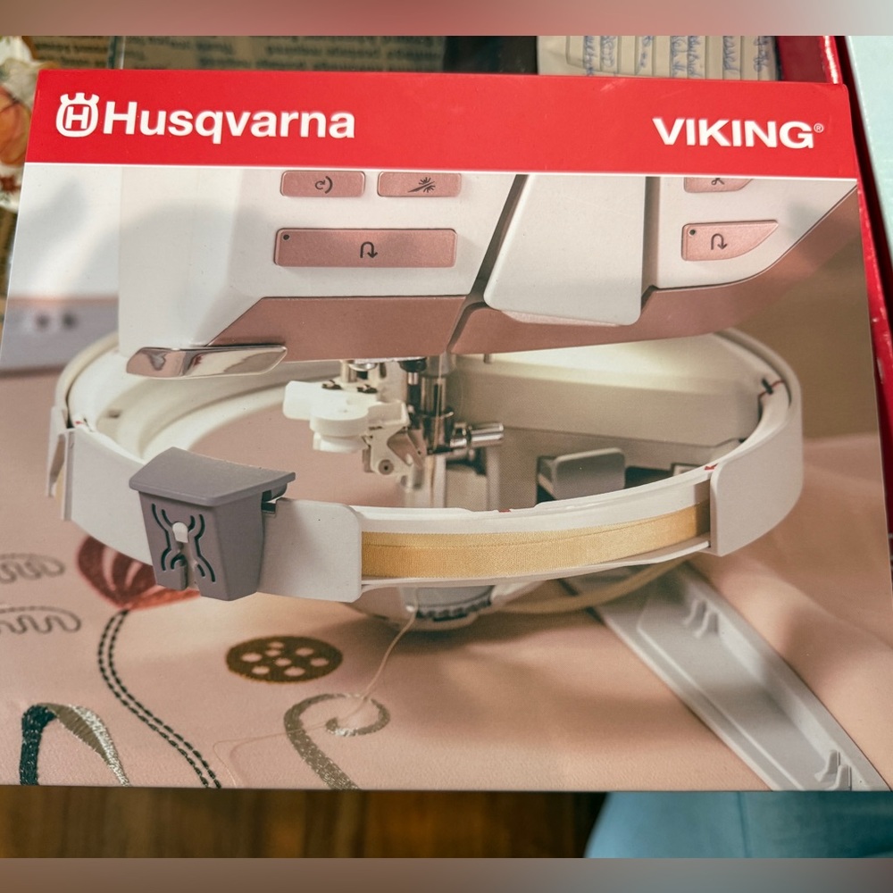 NWT IN BOX Husqvarna Viking Embroidery Machine Attachment